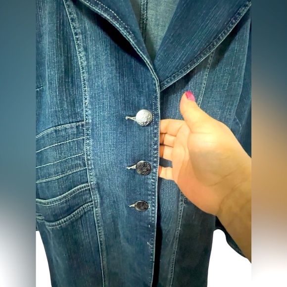 💚💚ETHYL DENIM JACKET - Picture 4 of 9